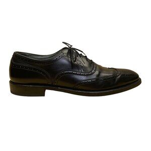Allen Edmonds Men’s Black Leather Wingtip Oxford Dress Shoes Size 10.5 B